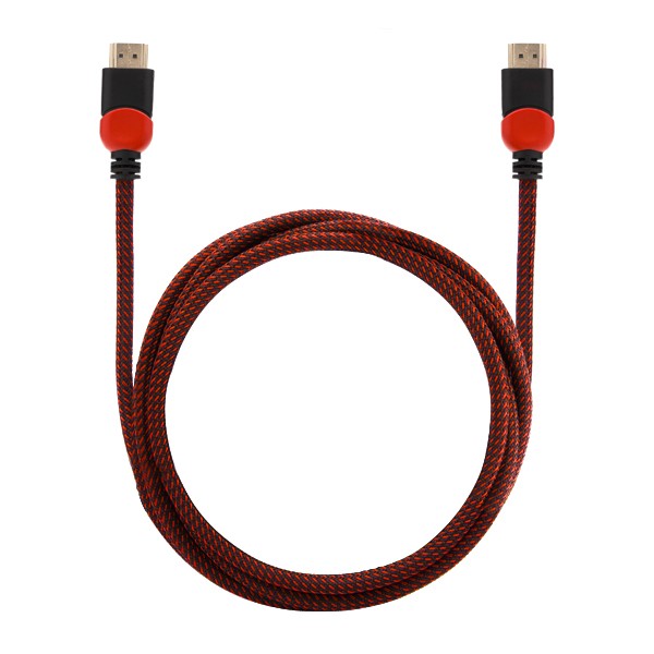 Kabel HDMI 2.0 dedykowany do PC czerwono-czarny 3 m, GCL-04
